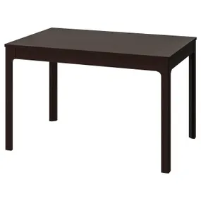 IKEA EKEDALEN ЕКЕДАЛЕН, розкладний стіл, темно-коричневий, 120/180x80 см 403.408.04 фото