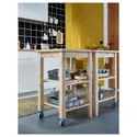 IKEA BEKVÄM БЕКВЕМ, стіл-візок кухонний, бук, 58x50 см 702.403.51 фото thumb №2