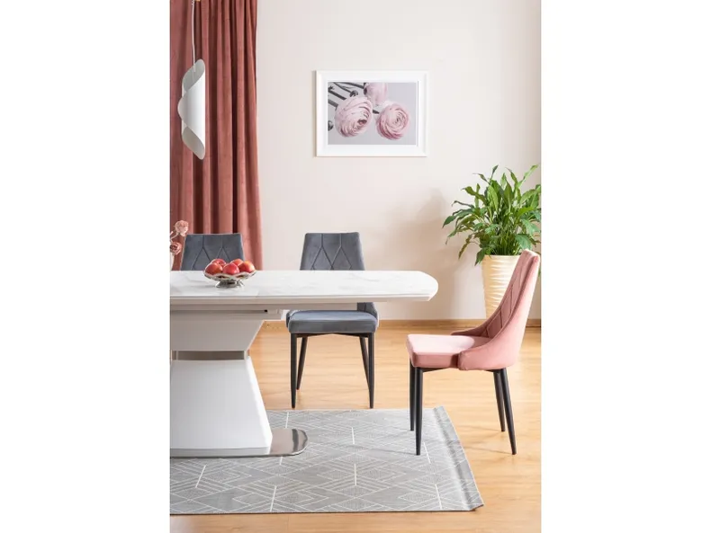 Кухонный стул SIGNAL TRIX B Velvet, Bluvel 78 - зеленый фото №10