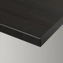 IKEA BERGSHULT БЕРГСХУЛЬТ, полиця, коричнево-чорний, 80x20 см 304.262.85 фото thumb №3