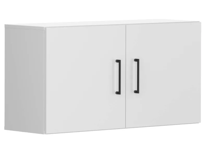 BRW Настінна шафа Modeo100 см з дверцятами біла SFW/100/50/30_2-BI/BI фото №1