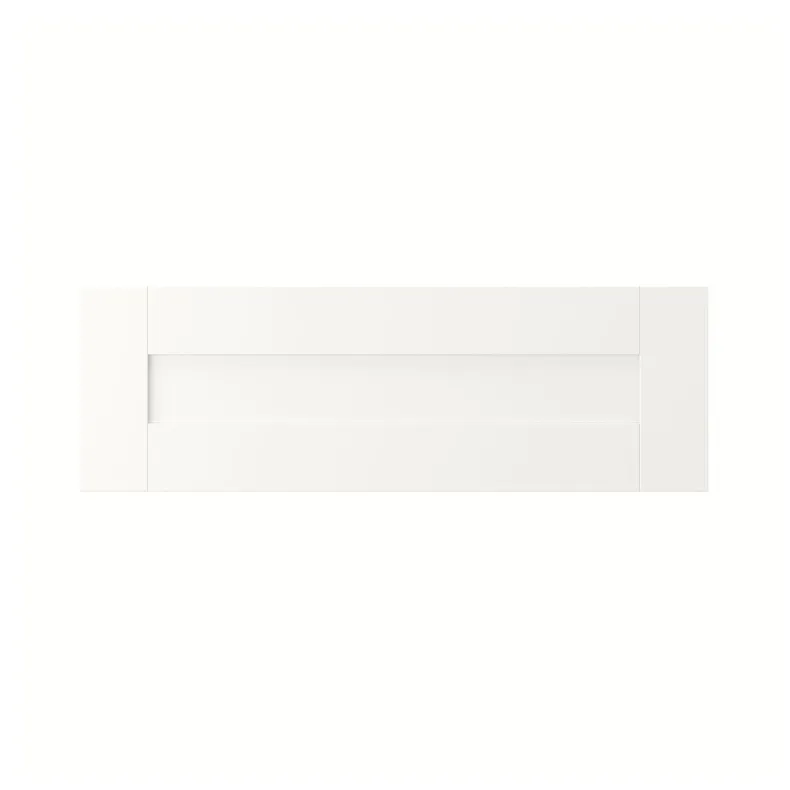 IKEA SANNIDAL САННИДАЛЬ, фронтальная панель ящика, белый, 60x20 см 105.264.55 фото №1