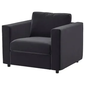IKEA VIMLE ВІМЛЕ, крісло, Джупард темно-сірий 694.771.27 фото