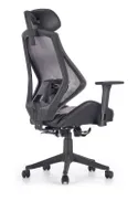 Крісло комп'ютерне офісне обертове HALMAR HASEL чорний / сірий фото thumb №6