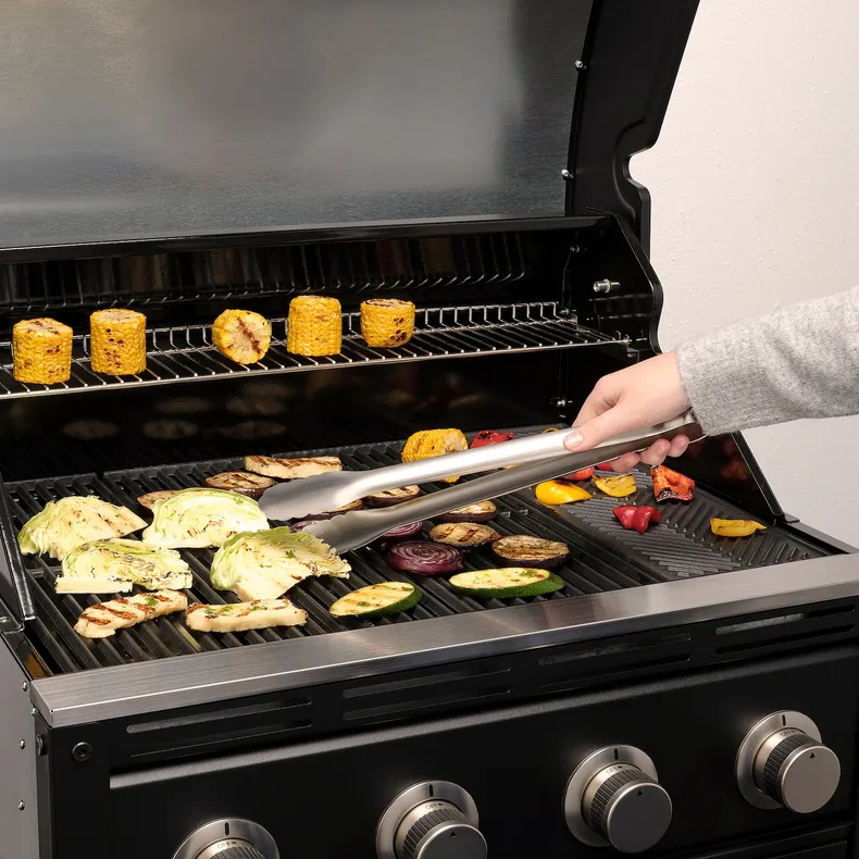 IKEA GRILLTIDER ГРІЛЛТІДЕР, набір приладів для гриля, 3 шт, нержавіюча сталь 905.647.21 фото №2