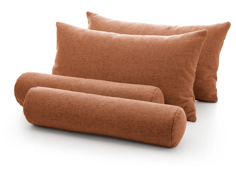 BRW Комплект подушек для кровати Zalea оранжевый, Нив 52 POD_SET2-G2-NEVE_52 фото №1