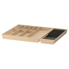 IKEA UPPDATERA УППДАТЕРА, лоток для приборов / лоток для ножей, светлый бамбук, 72x50 см 595.010.57 фото