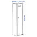 IKEA IVAR ИВАР, шкаф с дверью, белый, 40x160 см 503.815.92 фото thumb №2