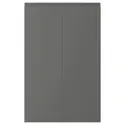 IKEA VOXTORP ВОКСТОРП, дверца д / напольн углового шк, 2шт, правый темно-серый, 25x80 см 504.540.98 фото thumb №1