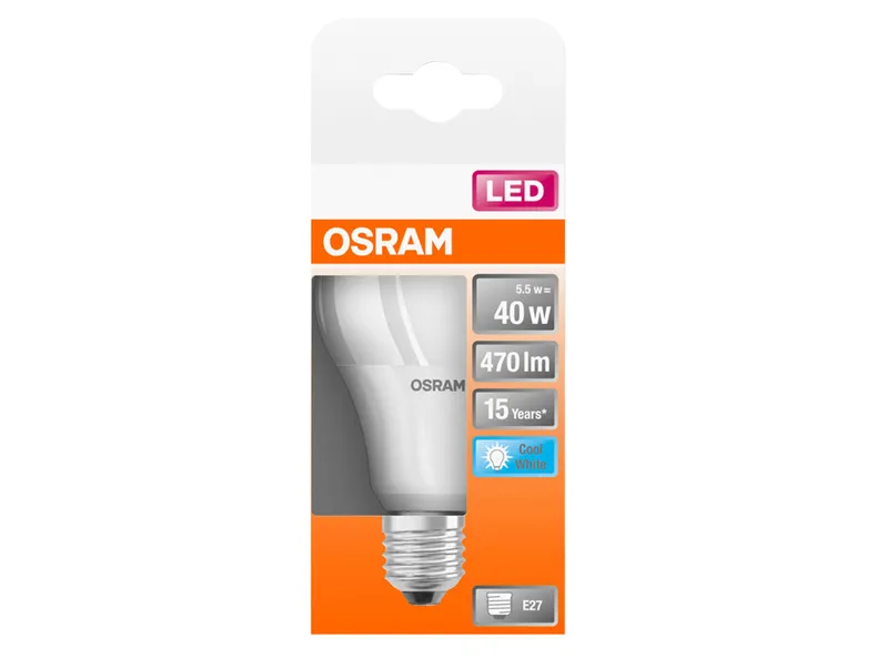 BRW Osram, Светодиодная лампа E27 5,5 Вт 075987 фото №3