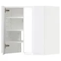 IKEA METOD МЕТОД, настінн шаф д / витяжки з полиц / дверц, білий / ВОКСТОРП глянцевий / білий, 60x60 см 995.052.75 фото thumb №1