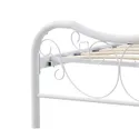 Ліжко односпальне HALMAR FABRIZIA 90x200 см, сірий/білий фото thumb №3