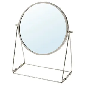 IKEA LASSBYN ЛАССБЮН, настільне дзеркало, сріблястий, 17 см 405.163.13 фото