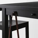 IKEA NORDVIKEN НОРДВІКЕН, барний стіл, чорний, 140x80x105 см 003.688.14 фото thumb №3