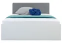 BRW Кровать Juist 140x200 с ящиками и матрасом белая, белый JUIST/140-BI фото thumb №3