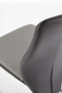 Кухонный стул HALMAR K300, черный/серый (2p=4шт) фото thumb №5