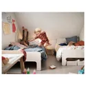 IKEA SLÄKT СЛЭКТ, раздвижная кровать с реечным дном, белый, 80x200 см 193.264.28 фото thumb №6