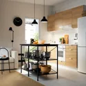 IKEA ENHET ЭНХЕТ, кухня, имитация дуба, 243x63.5x222 см фото thumb №2