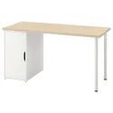 IKEA MITTCIRKEL МІТТЦІРКЕЛЬ / ALEX АЛЕКС, письмовий стіл, яскравий ефект сосни / білизни, 140x60 см 895.217.18 фото thumb №1