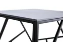 Журнальний столик HALMAR UNIVERSE 2 квадратний 55x55 см, сірий мармур/чорний фото thumb №6