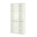 IKEA VIHALS ВІХАЛЬС, стелаж 10 полиць, білий, 95x37x200 см 704.832.74 фото thumb №1