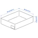 IKEA STUK СТУК, органайзер, білий, 26x20x6 см фото thumb №4