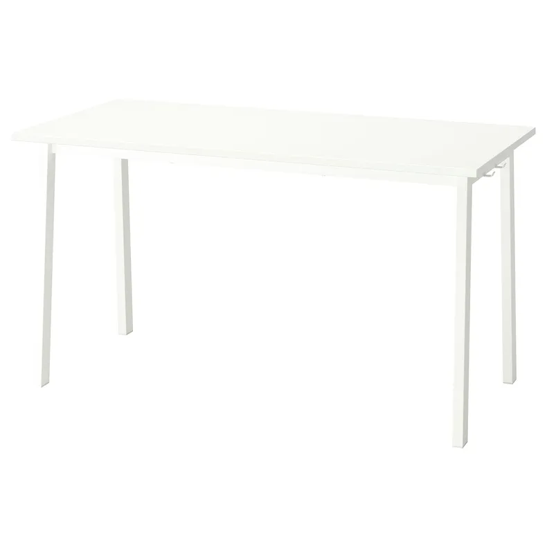 IKEA MITTZON МІТТЗОН, стіл для конференцій, білий, 140x68x75 см 295.329.89 фото №1