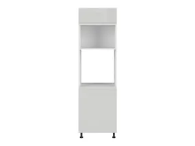 BRW Духова шафа вбудована в кухонну шафу 60 см права світло-сірий глянець, альпійський білий/світло-сірий глянець FH_DPS_60/207_P/O-BAL/XRAL7047 фото