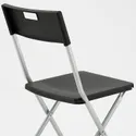IKEA GUNDE ГУНДЕ, стілець складаний, чорний 002.177.97 фото thumb №6