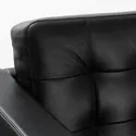 IKEA LANDSKRONA ЛАНДСКРУНА, 5-местный диван с козеткой, Гранн / Бомстад черный / дерево / черный 894.442.30 фото thumb №2