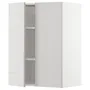 IKEA METOD МЕТОД, навесной шкаф с полками / 2дверцы, белый / светло-серый, 60x80 см 094.631.09 фото