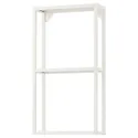 IKEA ENHET ЕНХЕТ, настінний каркас з поличками, білий, 40x15x75 см 704.489.35 фото thumb №1