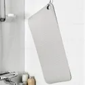 IKEA DOPPA ДОППА, килимок у ванну, світло-сірий, 33x84 см 603.033.63 фото thumb №3