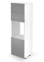 Шафа нижня висока для встановлення вбудованої духової шафи HALMAR VENTO DP-60/214 фасад : світлий сірий фото