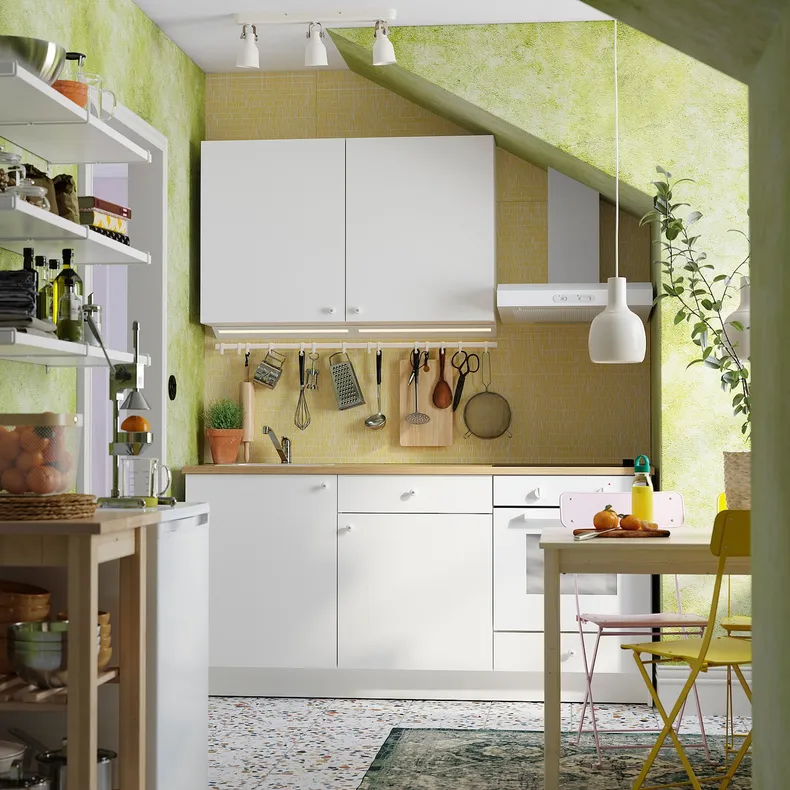 IKEA KNOXHULT КНОКСХУЛЬТ, кухня, белый, 180x61x220 см 691.804.66 фото №3