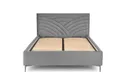 Узголів'я ліжка HALMAR MODULO W3 160 см сірого кольору. Моноліт 85 фото thumb №3