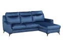 BRW Прямокутний кутовий розкладний диван Leo з ящиком для зберігання велюровий синій, Monoli 77 Navy NA-LEO-2F_REC/BK-TK1_AB0F45 фото thumb №2