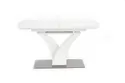 Обідній стіл розкладний HALMAR PALERMO 140-180x80 см, білий матовий фото thumb №8