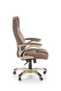 Крісло комп'ютерне офісне обертове HALMAR CARLOS : коричневий фото thumb №9