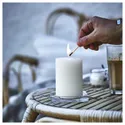 IKEA JÄMLIK ЄМЛІК, ароматизована формова свічка, ваніль / світло-бежевий, 30 годин. 505.022.78 фото thumb №2