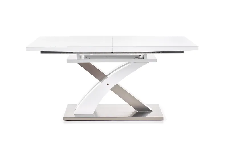 Раскладной кухонный стол HALMAR SANDOR 2 160-220x90 см белый фото №12