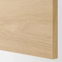 IKEA ENHET ЭНХЕТ, навесной шкаф с 2 полками / дверцами, серый / имит. дуб, 80x17x75 см 093.236.80 фото thumb №4