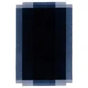 IKEA GNETGRÄS ГНЕТГРЕС, килим, короткий ворс, темно-синій / ручна робота, 200x300 см 905.707.55 фото thumb №1