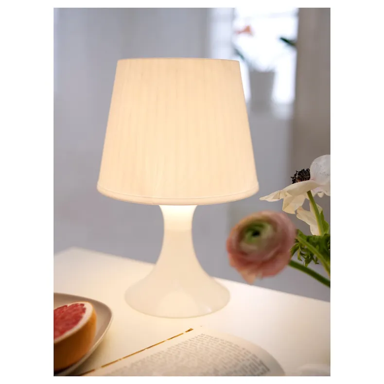 IKEA LAMPAN ЛАМПАН, настільна лампа, білий, 29 см 200.469.88 фото №4