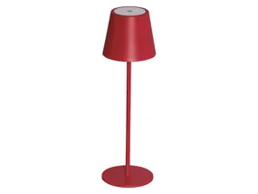 BRW Настільна світлодіодна лампа Hortia бездротова з диммером червоного кольору 091615 фото
