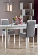 Кухонний стіл розкладний HALMAR FLORIAN 160-228x90 см, стільниця - білий, ніжки - білі фото thumb №16