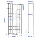 IKEA BILLY БІЛЛІ, книжкова шафа, білий, 120x28x237 см 390.178.39 фото thumb №3