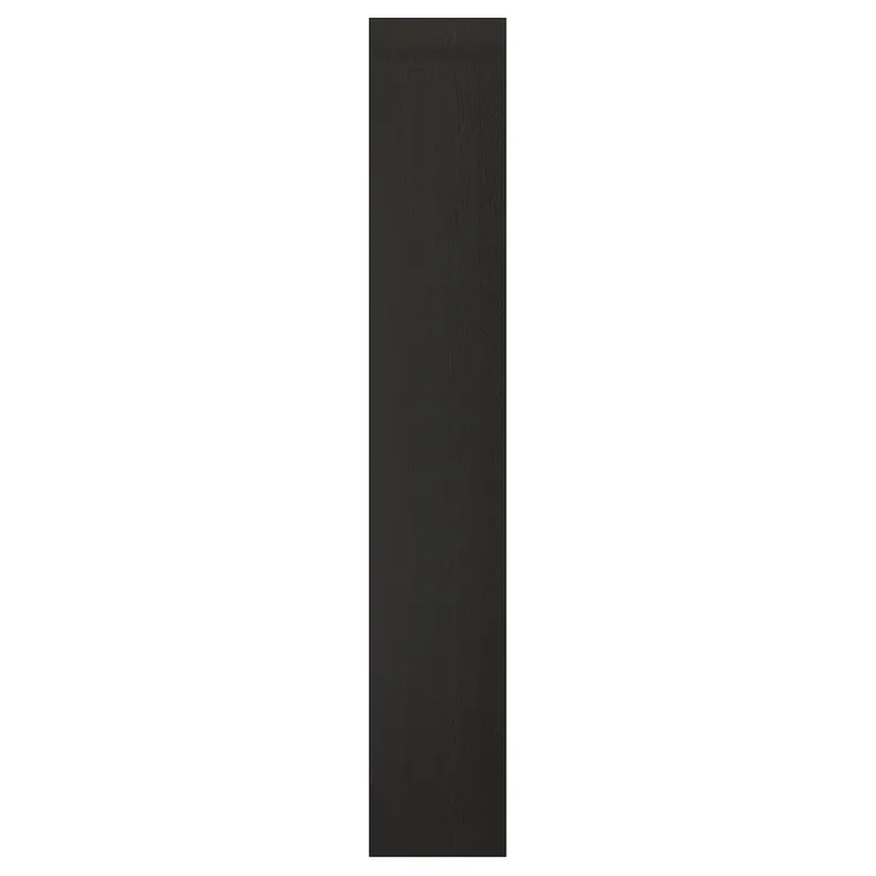IKEA LERHYTTAN ЛЕРХЮТТАН, накладная панель, чёрный цвет, 39x240 см 503.560.45 фото №1