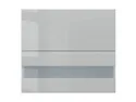 Кухонный шкаф BRW Top Line 80 см с навесным стеклянным шкафом серый глянец, серый гранола/серый глянец TV_G2O_80/72_OV/O-SZG/SP фото thumb №1
