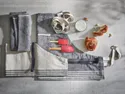 IKEA MARIATHERES МАРІАТХЕРЕС, рушник кухонний, сірий, 50x70 см 804.795.92 фото thumb №3